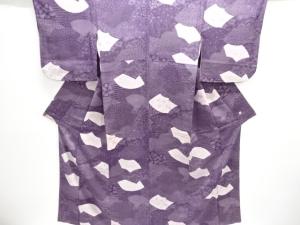 作家物　地紙に寄せ柄江戸小紋着物